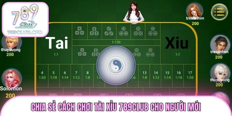 Chia sẻ cách chơi tài xỉu 789club cho người mới
